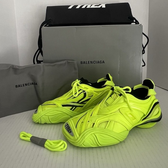 Balenciaga Neon Yellow Sneakers - Picture 1 of 6